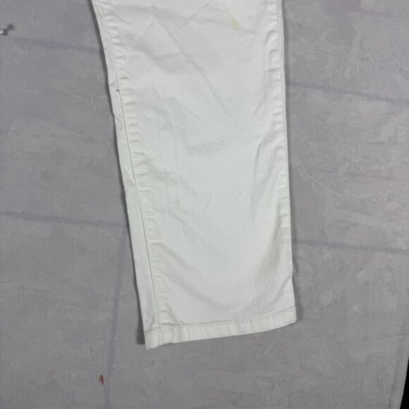 Tommy Hilfiger Boyfriend Jeans Womens White Denim 5-Pocket Modern Style Size 14 - Picture 12 of 16